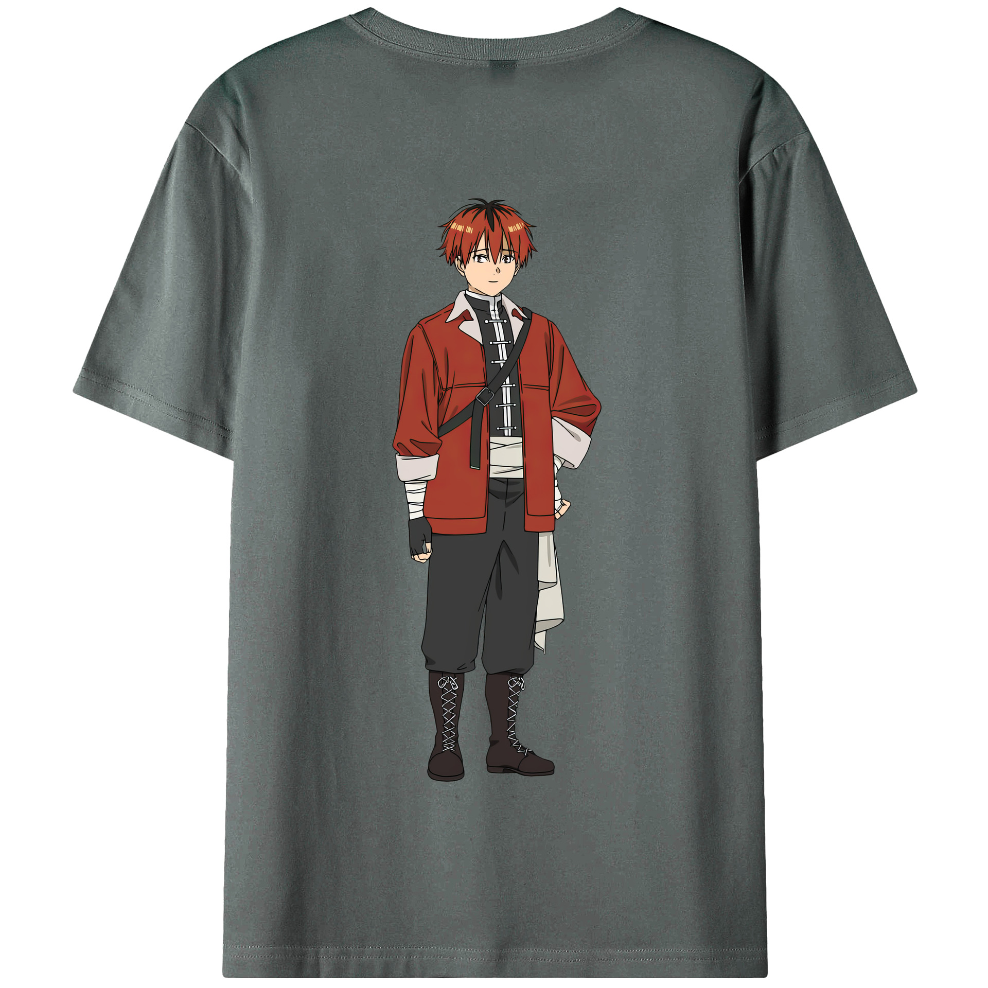 （画像用） 葬送のフリーレン Frieren 綿100％半袖Tシャツ（背面プリント）
